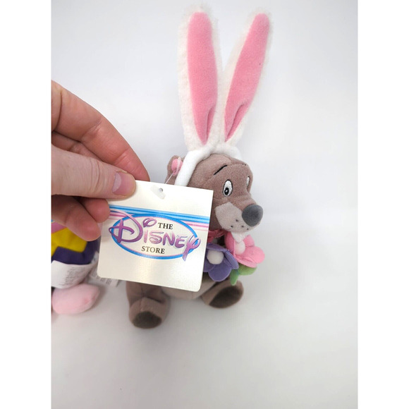 Disney Store Winnie The Pooh Piglet Gopher Bean Bag Easter Plush With Tags 7-8” - Picture 5 of 6